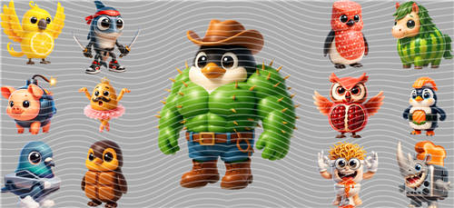 16oz Cartoon-T 2608